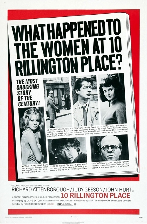 10 Rillington Place (1971) Movie Poster